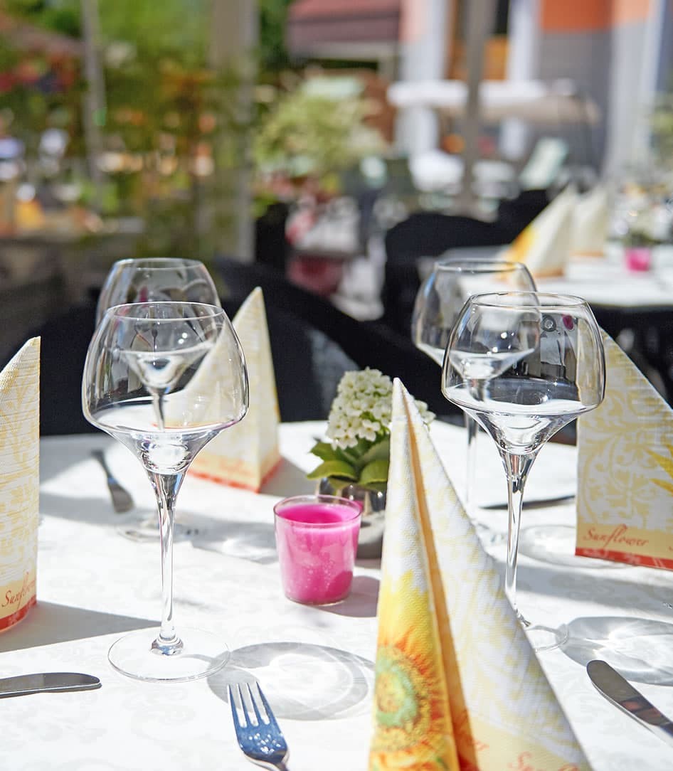 Geöffneter Wintergarten