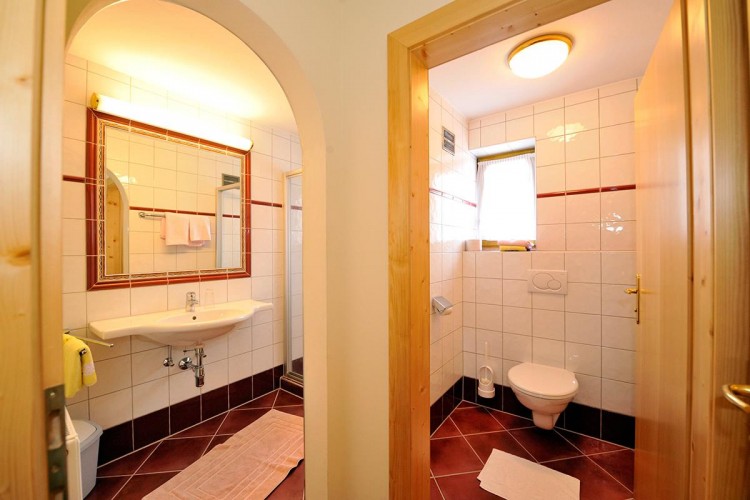 Badezimmer in der Suite