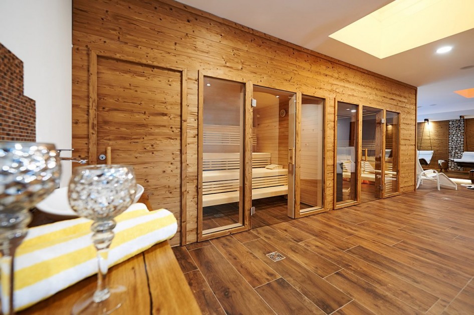Verschiedene Saunen