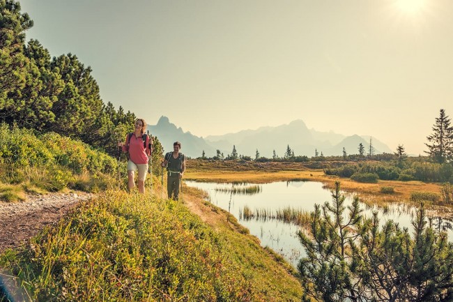 Wanderung vorbei an der Schwarzen Lacke zum Gerzkopf